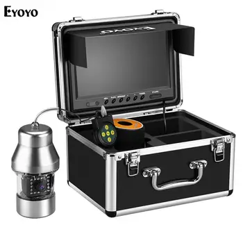 Eyoyo Underwater Fish Finder with 9 inch Large Color Screen 360 Horizontal Panning Camera 1000TVL 18 Infrared IR Lights Cameras
Eyoyo Underwater Fish Finder with 9 inch Large Color Screen 360 Horizontal Panning Camera 1000TVL 18 Infrared IR Lights Cameras