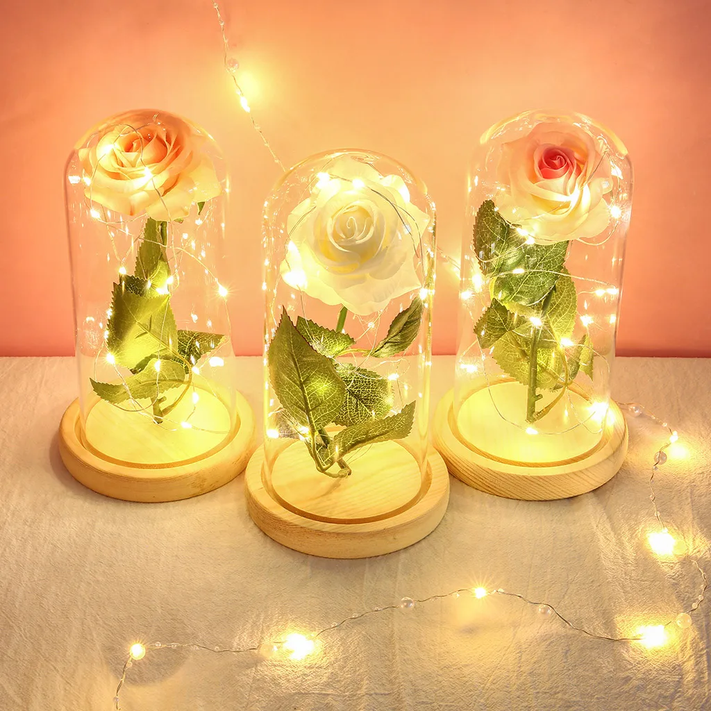 Glass Covered Roses with Lamp Decoration Decorations Decorations Decorations Night Lights Valentine's Day Gift
Glass Covered Roses with Lamp Decoration Decorations Decorations Decorations Night Lights Valentine's Day Gift