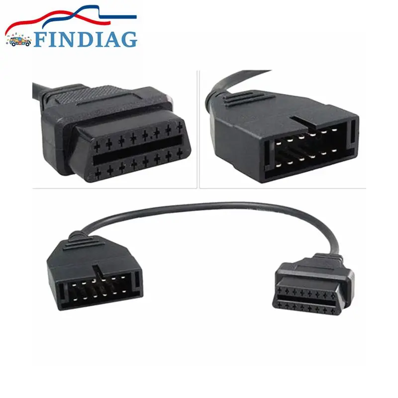 Адаптер OBD/OBD2 для 12-контактного штекерного разъема GM в 16-контактный гнездовой разъем OBD2
Адаптер OBD/OBD2 для 12-контактного штекерного разъема GM в 16-контактный гнездовой разъем OBD2
