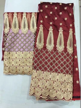 African George Lace Fabrics High Quality Nigerian Lace Fabric With the blouse For Wedding Beaded Lace Fabric light purpl
African George Lace Fabrics High Quality Nigerian Lace Fabric With the blouse For Wedding Beaded Lace Fabric light purpl