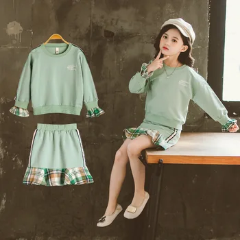 Kids Clothing Set Spring Autumn Baby Girls Clothes Children Sweatshirt+Skirt 2PCS Suits For Girls Long-Sleeved Outfits 3-12 Year
Kids Clothing Set Spring Autumn Baby Girls Clothes Children Sweatshirt+Skirt 2PCS Suits For Girls Long-Sleeved Outfits 3-12 Year