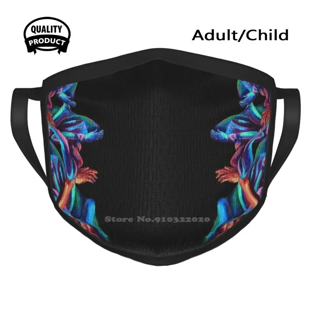 Neon Mannequin Arms Designer Black Breathable Reusable Mouth Mask Heidi Wong Hwpoetry Oil Painting Expressionism Vibrant
Neon Mannequin Arms Designer Black Breathable Reusable Mouth Mask Heidi Wong Hwpoetry Oil Painting Expressionism Vibrant