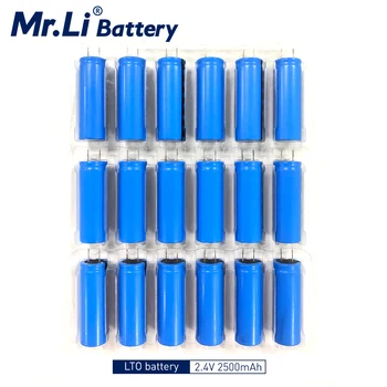 Mr.Li 23680 LTO 2.4V 2500mah Lithium Titanate Battery Cell Low Temperature Discharge Long cycle life For Grid Backup Power
Mr.Li 23680 LTO 2.4V 2500mah Lithium Titanate Battery Cell Low Temperature Discharge Long cycle life For Grid Backup Power
