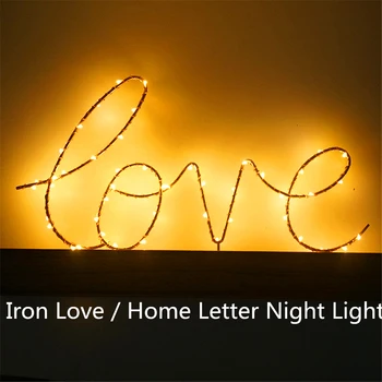 Nordic Night Light Wooden Base Iron Love Home Letter Lamp Cozy Bedroom Desk Lighjts Vogue Adornment Warm Lighting Battery Powerd 
Nordic Night Light Wooden Base Iron Love Home Letter Lamp Cozy Bedroom Desk Lighjts Vogue Adornment Warm Lighting Battery Powerd