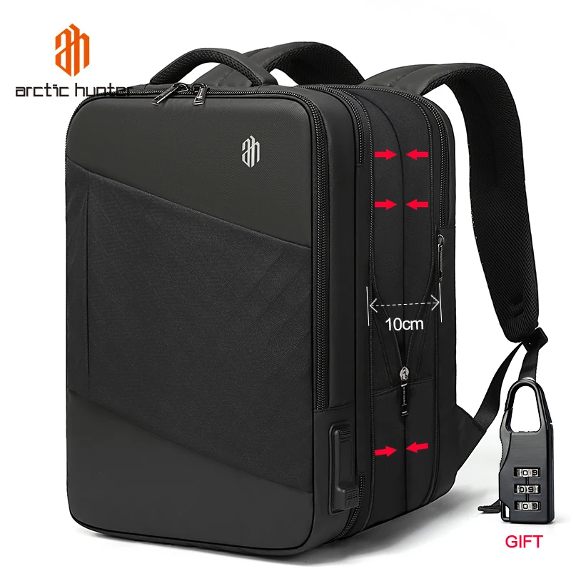 ARCTIC HUNTER Men Travel Backpack Laptop Bag with Multifunction USB Charging Port Expandable Backpacks Water Repellent Backpack
ARCTIC HUNTER Men Travel Backpack Laptop Bag with Multifunction USB Charging Port Expandable Backpacks Water Repellent Backpack