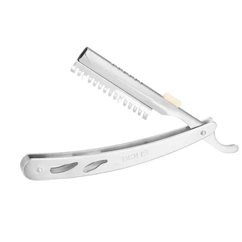 Manual Shaver Professional Straight Edge Stainless Steel Sharp Barber Razor Folding Shaving Shave with Blade Straight Razor Tool
Manual Shaver Professional Straight Edge Stainless Steel Sharp Barber Razor Folding Shaving Shave with Blade Straight Razor Tool