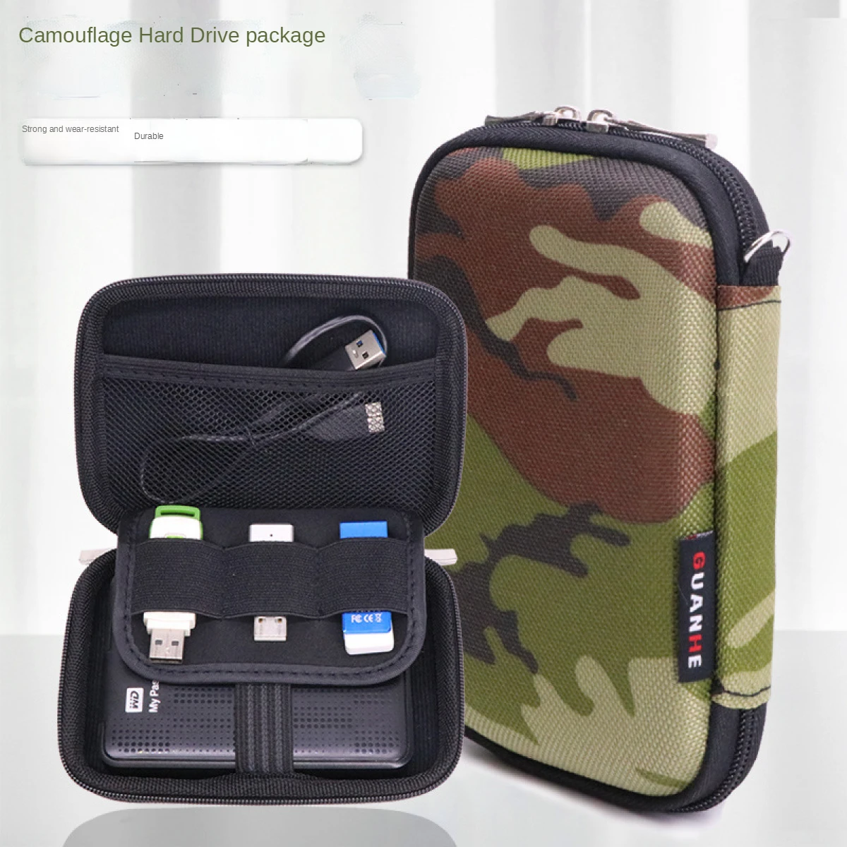 2.5 Inch 14.7x10.2x3.8cm Camouflage Earphone Case Headphone Bag Accessories Earbuds Earphone Case Storage Carrying Hard Bag
2.5 Inch 14.7x10.2x3.8cm Camouflage Earphone Case Headphone Bag Accessories Earbuds Earphone Case Storage Carrying Hard Bag
