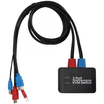2-port KVM Switch for Windows/IOS/Linux/Netware/Unix/Android Support Infrared Remote Control Switch
2-port KVM Switch for Windows/IOS/Linux/Netware/Unix/Android Support Infrared Remote Control Switch