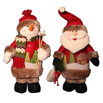 2 Pcs Christmas doll,Christmas New Year Gift, 1 Pcs Santa Claus Doll Christmas New Year & 1 Pcs Christmas Snowman Doll Christmas 
2 Pcs Christmas doll,Christmas New Year Gift, 1 Pcs Santa Claus Doll Christmas New Year & 1 Pcs Christmas Snowman Doll Christmas