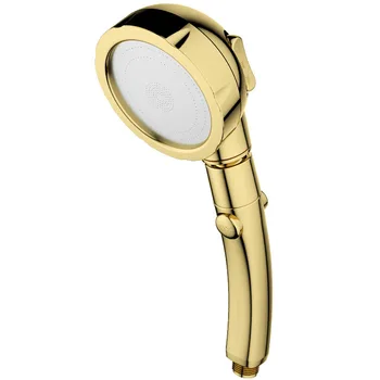 LASO bah gold Handheld Shower Head Chrome 3 Spary Setting with OFF Pause Switch Water Saving shower hand ABS High Pressure Spa
LASO bah gold Handheld Shower Head Chrome 3 Spary Setting with OFF Pause Switch Water Saving shower hand ABS High Pressure Spa