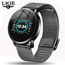 2019 LIGE Смарт-часы для мужчин wo мужской монитор сердечного ритма кровяное давление Браслет Шагомер фитнес часы спортивные часы + коробка(China)