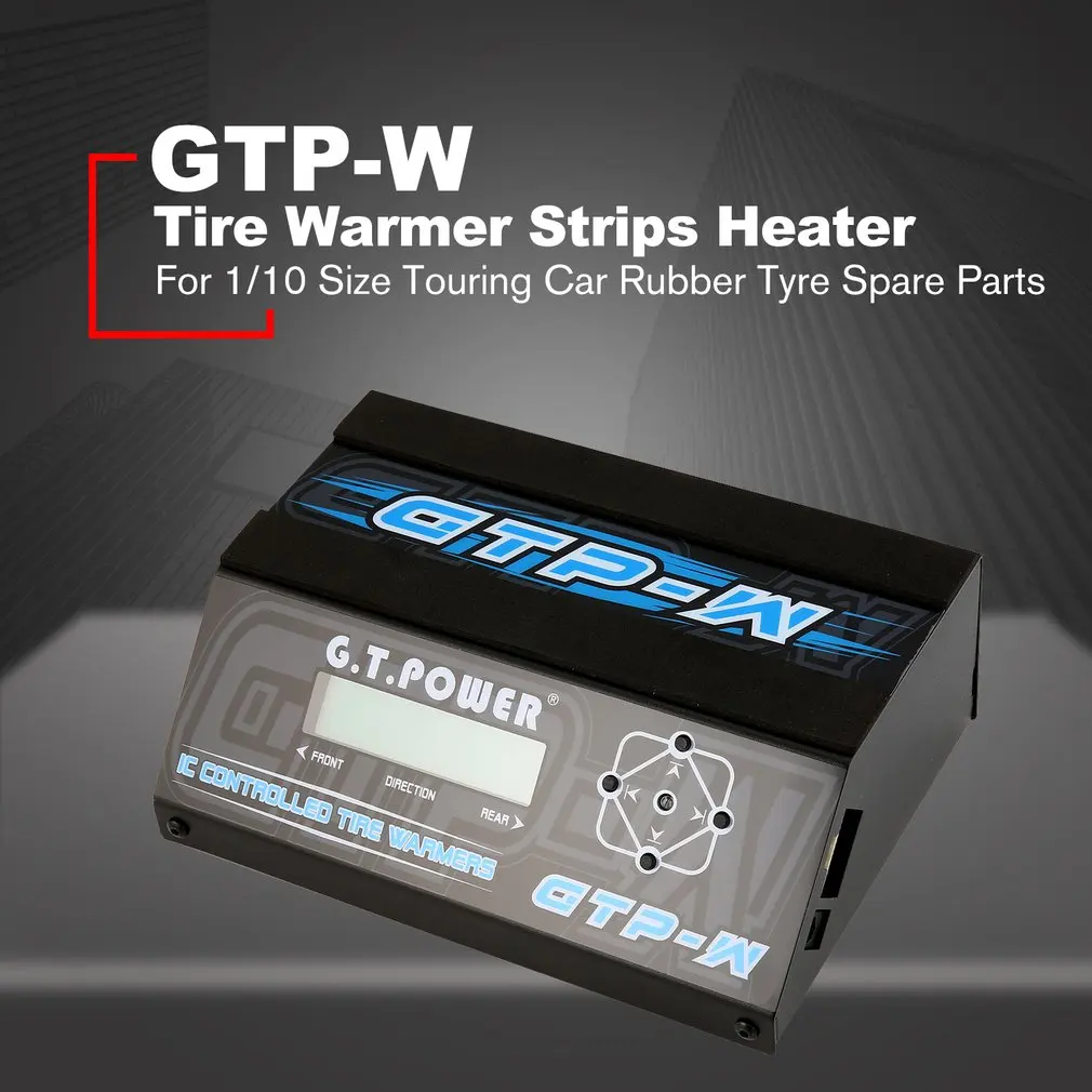 GTP-W IC Temperature Controlled Tire Warmer Strips Cup Heater with LCD Display for 1/10 Size Touring Car Rubber Tyre Spare Parts
GTP-W IC Temperature Controlled Tire Warmer Strips Cup Heater with LCD Display for 1/10 Size Touring Car Rubber Tyre Spare Parts