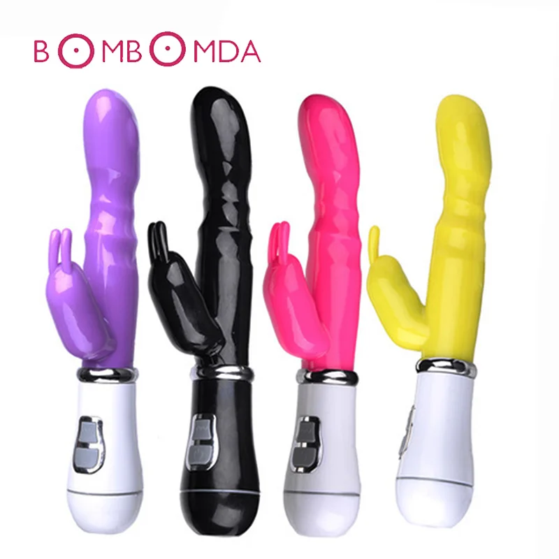 Кролик AV Вибратор Волшебная палочка G-spot Массажер вращающийся фаллоимитатор