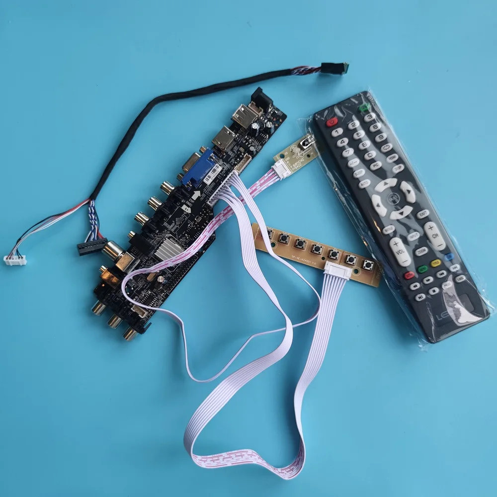 Комплект для платы контроллера B140XW01 DVB-T DVB-T2 светодиодный USB VGA AV TV панель дисплея 1366x768 HDMI-совместимый драйвер монитора цифровой
Комплект для платы контроллера B140XW01 DVB-T DVB-T2 светодиодный USB VGA AV TV панель дисплея 1366x768 HDMI-совместимый драйвер монитора цифровой