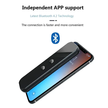 Smart Voice Translator Portable 3 In 1 Voice/Text/Photographic Bluetooth support 70+ Language Translator Device Electronic
Smart Voice Translator Portable 3 In 1 Voice/Text/Photographic Bluetooth support 70+ Language Translator Device Electronic