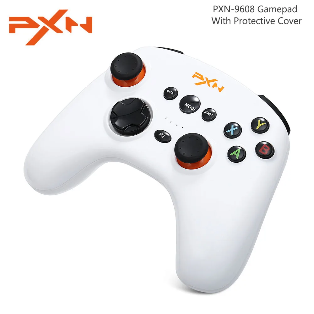 PXN PXN-9608 Gamepad 2.4GHz Wireless Bluetooth V4.0 Controller Removable Shell Joystick For Android Phone Free Protective Cover
PXN PXN-9608 Gamepad 2.4GHz Wireless Bluetooth V4.0 Controller Removable Shell Joystick For Android Phone Free Protective Cover