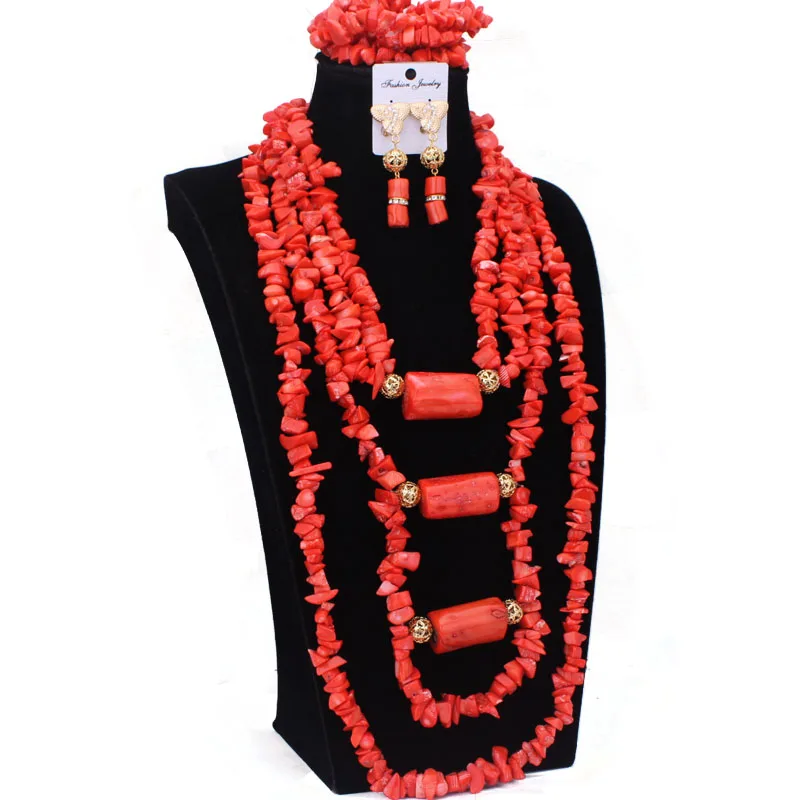 4ujewelry Original Coral Beads Sets Layers Nigeria Coral Beads Necklace Sets For Women African Wedding 2023
4ujewelry Original Coral Beads Sets Layers Nigeria Coral Beads Necklace Sets For Women African Wedding 2023