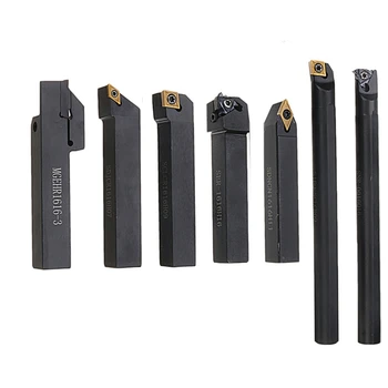 Top-7Pcs/Set 16Mm Shank Lathe Turning Tool Holder Boring Bar CNC Tools Set with Carbide Inserts and Wrenches 
Top-7Pcs/Set 16Mm Shank Lathe Turning Tool Holder Boring Bar CNC Tools Set with Carbide Inserts and Wrenches