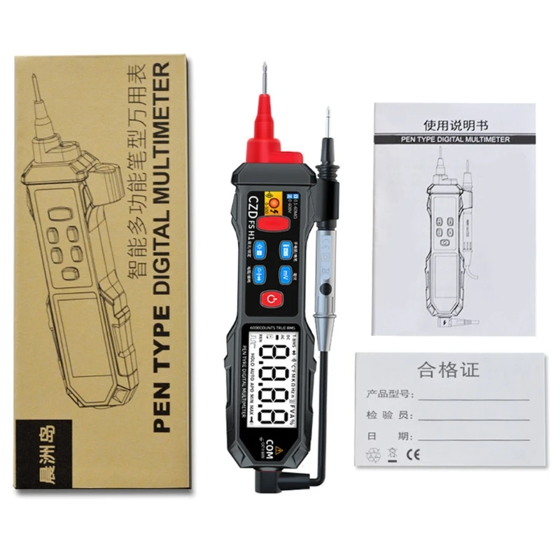 Digital Multimeter Digital Display Pocket Pen Multimeter Auto Range Detection G88A
Digital Multimeter Digital Display Pocket Pen Multimeter Auto Range Detection G88A