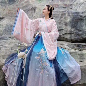 Chinese Ancient Traditional Hanfu Women Fantasia Female Cosplay Costume Fancy Dress Embroidery Hanfu For Lady Plus Size 5XL
Chinese Ancient Traditional Hanfu Women Fantasia Female Cosplay Costume Fancy Dress Embroidery Hanfu For Lady Plus Size 5XL