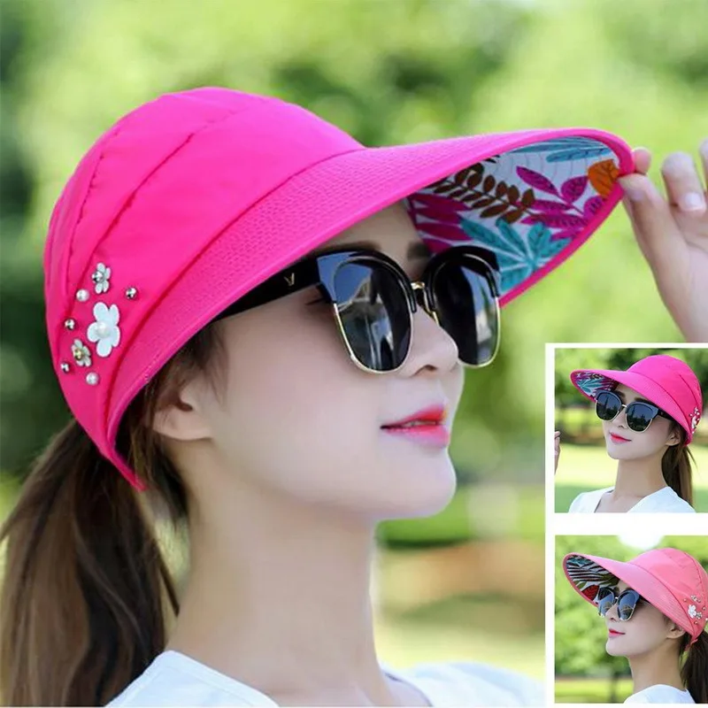 Fashion Summer Bucket Hats Women Men's Panama Hat Doublesided Wear