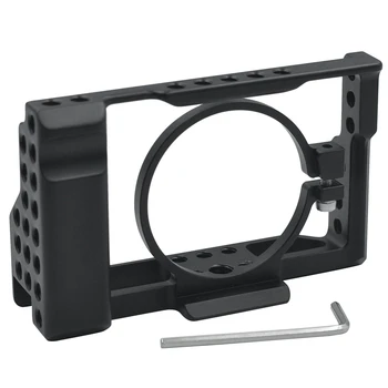DSLR Camera Cage with Arri Locating Hole 4/1 8/3 Threads Hole for Sony RX100 III/IV/V RX100 M5 M4 M3
DSLR Camera Cage with Arri Locating Hole 4/1 8/3 Threads Hole for Sony RX100 III/IV/V RX100 M5 M4 M3