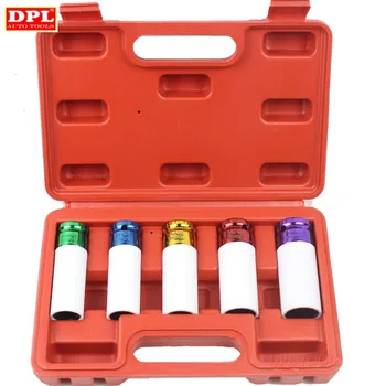 5pcs Lug Nut Socket Impact Socket Set Thin Wall Socket Wheel Protector Set 1/2''
5pcs Lug Nut Socket Impact Socket Set Thin Wall Socket Wheel Protector Set 1/2''