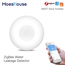 ZigBee Flood Sensor Water Leakage Detector Water Tank Full Alert Overflow Security Alarm System Tuya Smart App Remote Control
ZigBee Flood Sensor Water Leakage Detector Water Tank Full Alert Overflow Security Alarm System Tuya Smart App Remote Control