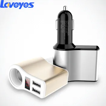 Metal 2USB Car Charger with Cigarette Lighter Detection Display Screen Dual USB One Tow Two-function Vehicle Power Adapter CZ001
Metal 2USB Car Charger with Cigarette Lighter Detection Display Screen Dual USB One Tow Two-function Vehicle Power Adapter CZ001
