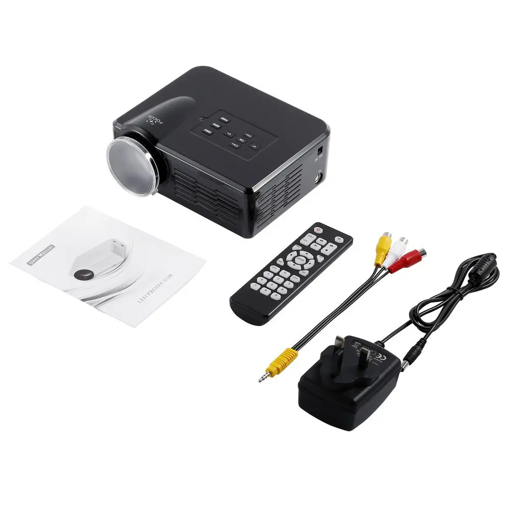 

Mini LED Video Projector Portable TV DVD Game Projectors LCD HD Video 3D Home Theater Education HDMI VGA AV USB Beamer BL-35