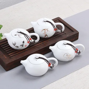 Ding Kiln White Matte Ceramic Tea pot,Kung Fu Teapot,Handmade kettle kung fu teapot tea ceremony puer teapot 180ml
Ding Kiln White Matte Ceramic Tea pot,Kung Fu Teapot,Handmade kettle kung fu teapot tea ceremony puer teapot 180ml