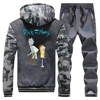 Rick And Morty Tracksuit Set For Men Winter Thick Warm Sports Hoodie+Sweatpants Hot Sell Brand Two Piece Suit Streetwear Clothes
Rick And Morty Tracksuit Set For Men Winter Thick Warm Sports Hoodie+Sweatpants Hot Sell Brand Two Piece Suit Streetwear Clothes