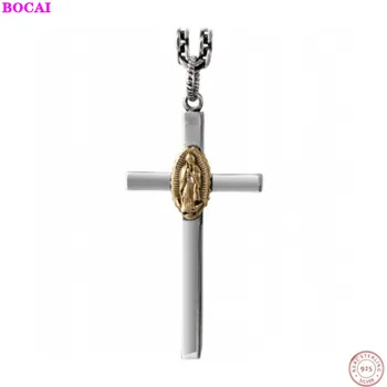 2020 real 100% S925 pure silver jewelry Thai silver, new Virgin Mary cross couple pendant woman's silver pendant man's pendant 
2020 real 100% S925 pure silver jewelry Thai silver, new Virgin Mary cross couple pendant woman's silver pendant man's pendant