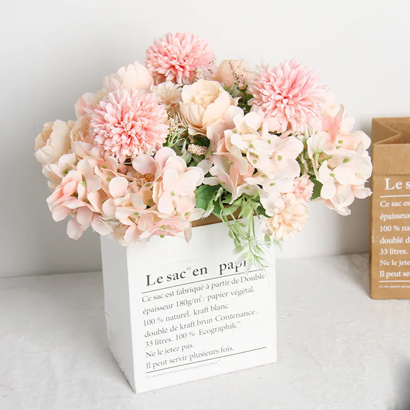 30cm Artificial Peony Flowers Dried Fake Hydrangea Flowers Home Decor Flower Wedding Decor Simulation Flower Bridal Wrist Flower
30cm Artificial Peony Flowers Dried Fake Hydrangea Flowers Home Decor Flower Wedding Decor Simulation Flower Bridal Wrist Flower