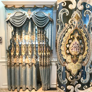 Luxury European Style Chenille Curtains Finished Curtains Is Suitable for Living Room Bedroom Chili Embroidery Curtains Custom
Luxury European Style Chenille Curtains Finished Curtains Is Suitable for Living Room Bedroom Chili Embroidery Curtains Custom
