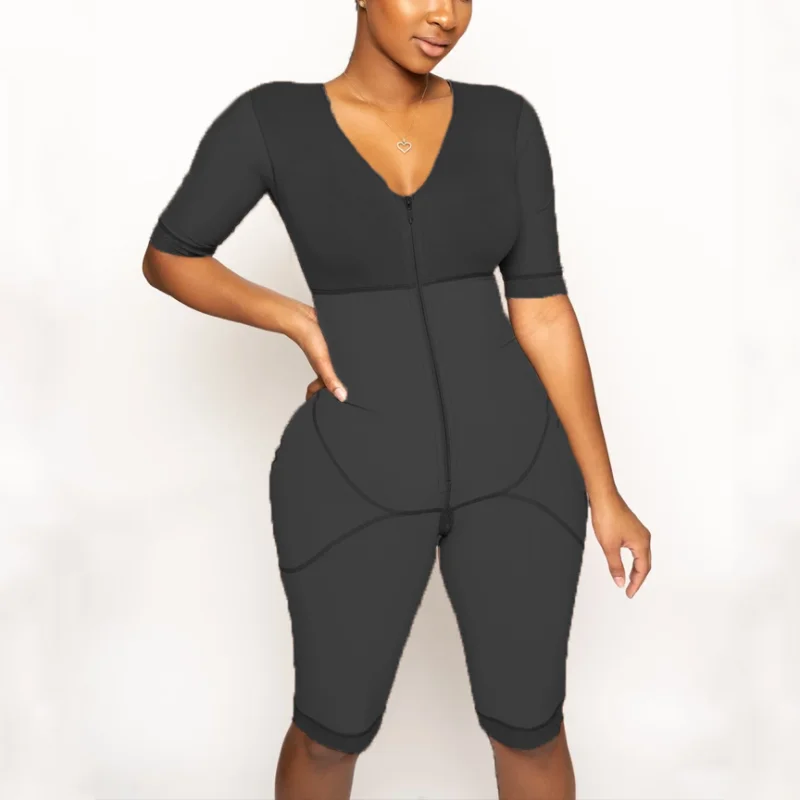 Full Body Bipper Bodysuit With Sleeves One-Piece Postpartum Shapewear For Women Chest Cupport Hip Shaping Tummy Control
Full Body Bipper Bodysuit With Sleeves One-Piece Postpartum Shapewear For Women Chest Cupport Hip Shaping Tummy Control