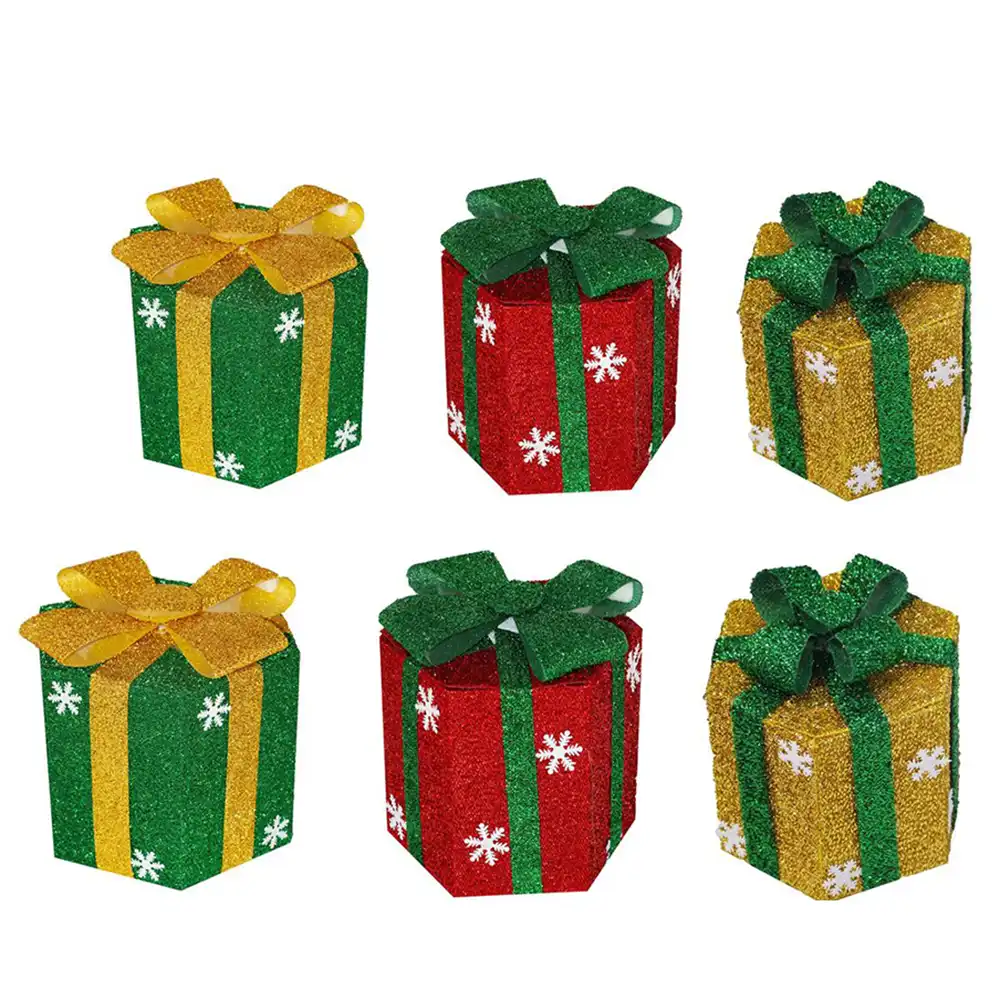 peace joy holiday box christmas present candy cookie gift box