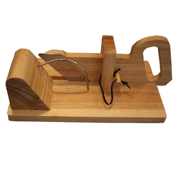 Sausage Cutter-Rustic Wooden Design and Stainless Steel Blade for Slicing and Chopping Aromas, Pepperoni & More Dried Meats
Sausage Cutter-Rustic Wooden Design and Stainless Steel Blade for Slicing and Chopping Aromas, Pepperoni & More Dried Meats