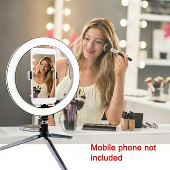 10'' Selfie Ring Light with Tripod Stand Cell Phone Holder,LED Make Up Light with 3 Light Modes for Camera YouTube Video tiktok
10'' Selfie Ring Light with Tripod Stand Cell Phone Holder,LED Make Up Light with 3 Light Modes for Camera YouTube Video tiktok