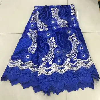 (5yards/lot) Royal blue African Lace Fabric 2019 High Quality French Velvet Lace Fabric With Stone Lace Fabric For Wedding Party
(5yards/lot) Royal blue African Lace Fabric 2019 High Quality French Velvet Lace Fabric With Stone Lace Fabric For Wedding Party