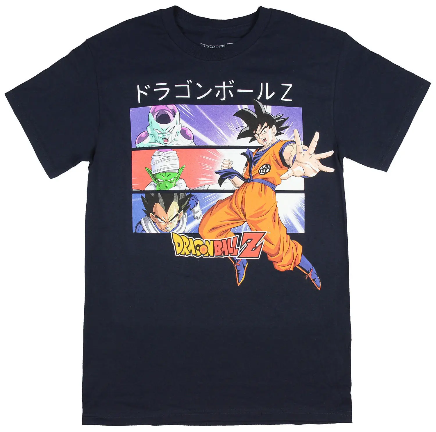 Футболка Dragon Ball Z Мужская мультяшный рисунок Гоку вегету пикче Фриза канцзи