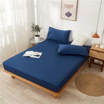 Cotton Bedspread Bedclothes Simple Solid Color Fitted Sheet Single Meters Cover Double Bed Sheets with Elastic Band Deep 15/30cm
Cotton Bedspread Bedclothes Simple Solid Color Fitted Sheet Single Meters Cover Double Bed Sheets with Elastic Band Deep 15/30cm
