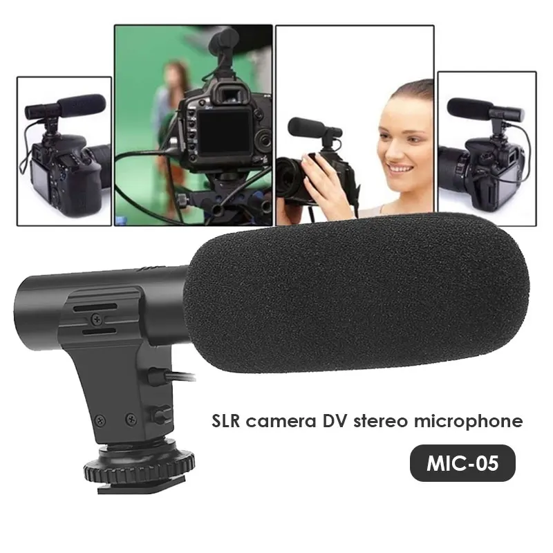Aluminum Alloy Video Microphone 3.5mm Shield Electromagnetic Interference Photography Portable Professional Live Recording 
Aluminum Alloy Video Microphone 3.5mm Shield Electromagnetic Interference Photography Portable Professional Live Recording