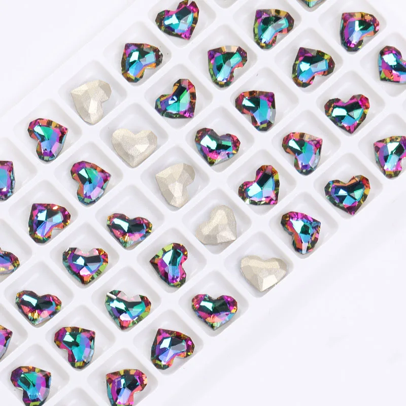 Christmas Heart Crystal Diamond Nail Art Rhinestones Pointedback Crystal Rhinestones For DIY 3D Nail Decorati
Christmas Heart Crystal Diamond Nail Art Rhinestones Pointedback Crystal Rhinestones For DIY 3D Nail Decorati
