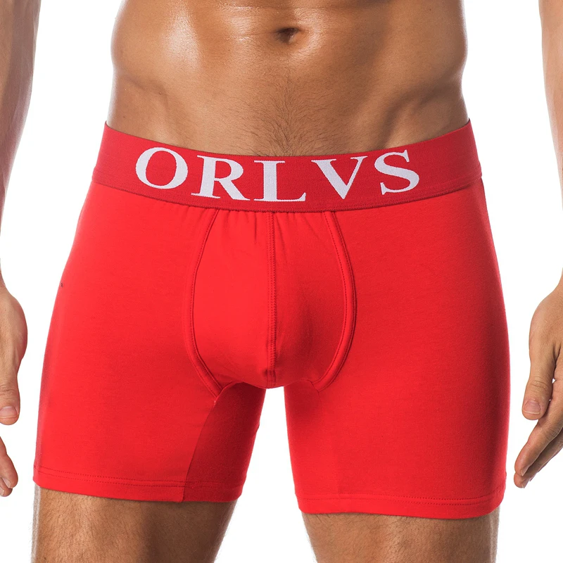 ORLVS Брендовое сексуальное мужское нижнее белье мужские боксеры удобные трусики