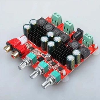 TPA3116 2.1 Version DC 12-26V Power Amplifier Board 2x50+100W 3 Channel Digital Speaker Power Amplifier Board
TPA3116 2.1 Version DC 12-26V Power Amplifier Board 2x50+100W 3 Channel Digital Speaker Power Amplifier Board