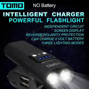 TOMO Q2 USB Li-ion Intelligent DIY Mobile Power Bank Case Smart Battery Charger Portable LCD with Flashlight
TOMO Q2 USB Li-ion Intelligent DIY Mobile Power Bank Case Smart Battery Charger Portable LCD with Flashlight