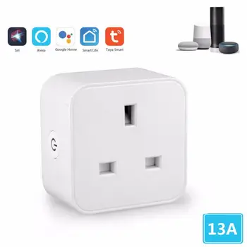 13A UK WiFi Smart Socket Plug Basic Wireless Remote Socket Adapter Power Switch Work with Echo Alexa Google Home For IOS Android
13A UK WiFi Smart Socket Plug Basic Wireless Remote Socket Adapter Power Switch Work with Echo Alexa Google Home For IOS Android