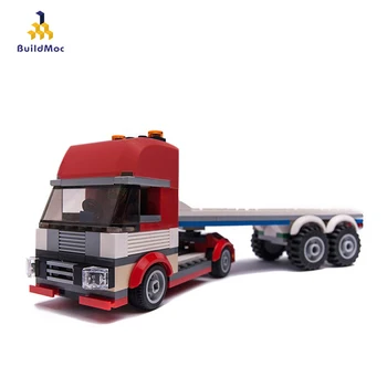 Buildmoc City Vehicle Car Container Truck Trailer Wagon Van Lorry Dump Truck Police Model Building Blocks kids Toys
Buildmoc City Vehicle Car Container Truck Trailer Wagon Van Lorry Dump Truck Police Model Building Blocks kids Toys