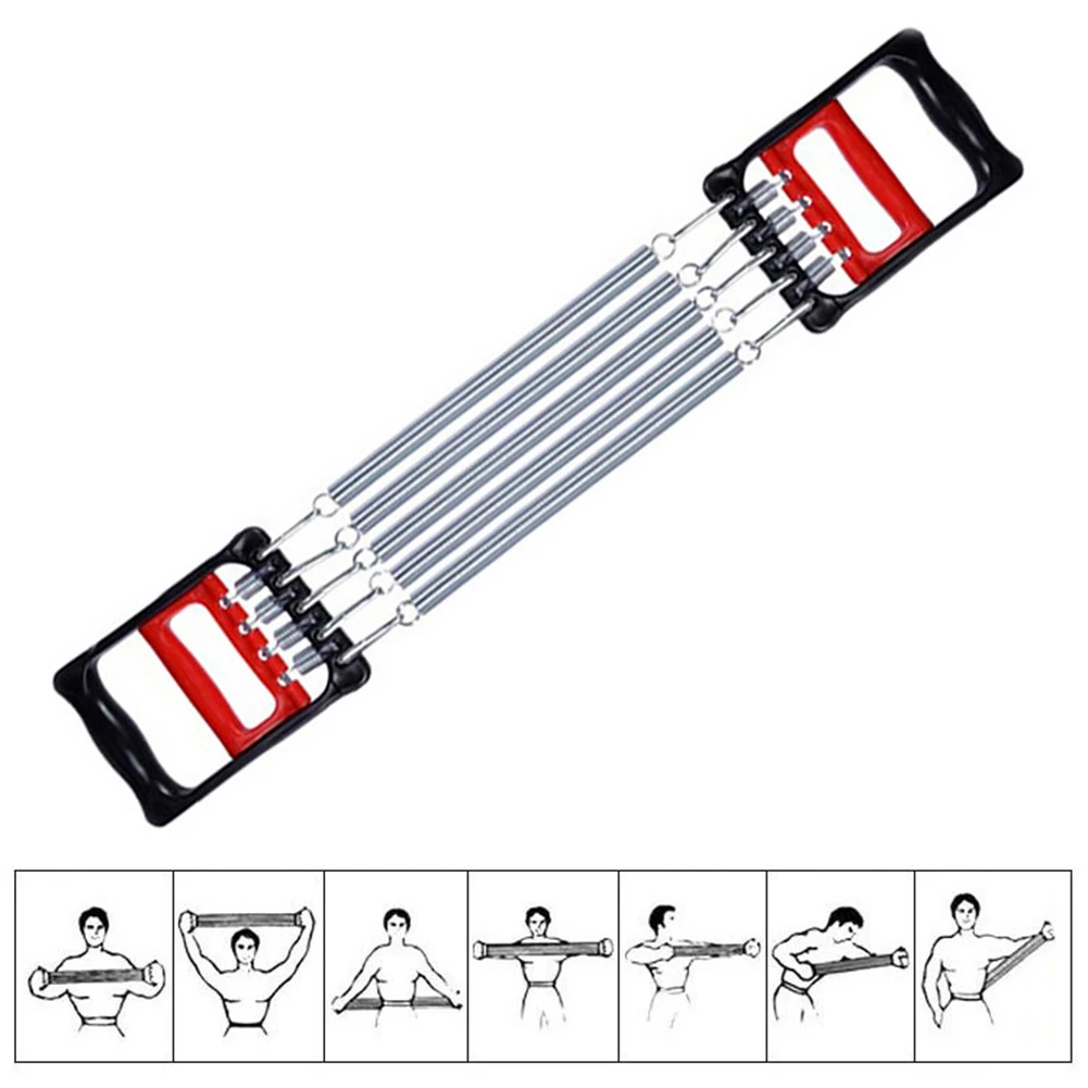 Portable Chest Expander 5 Spring Stainless Resistance Bands Sport Puller Exercise Fitness Strength Exercise Resistance Elastic
Portable Chest Expander 5 Spring Stainless Resistance Bands Sport Puller Exercise Fitness Strength Exercise Resistance Elastic